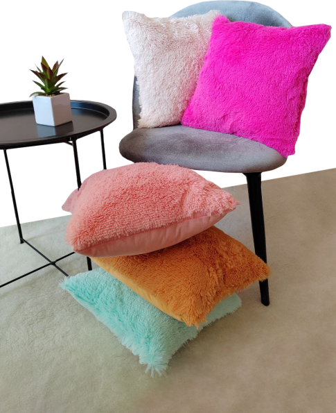 Изображение товара Подушка декоративная Lanatex Plush 0341 / 22219 (35x35x14см, светло-розовый)