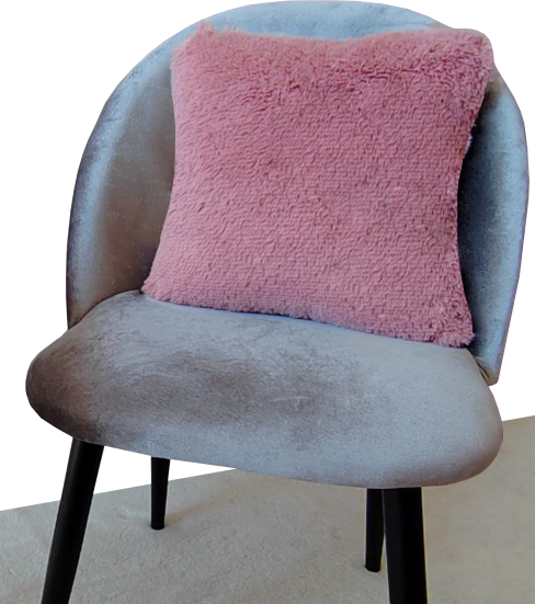 Изображение товара Подушка декоративная Lanatex Plush 0341 / 22220 (35x35x14см, пудровый)