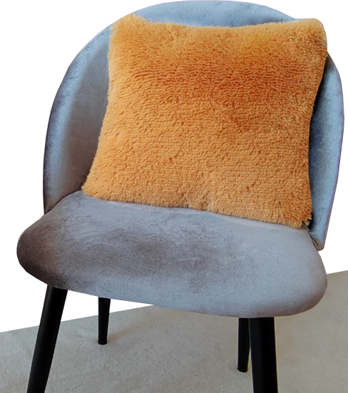 Изображение товара Подушка декоративная Lanatex Plush 0341 / 22224 (35x35x14см, оранжевый)