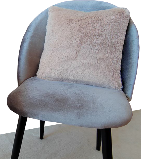 Изображение товара Подушка декоративная Lanatex Plush 0341 / 22186 (35x35x14см, светло-бежевый)