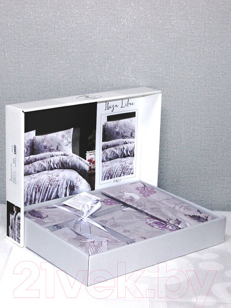 Изображение товара Комплект постельного белья DO&CO Ranforce Ibiza 1.5сп / 11941 (лиловый)