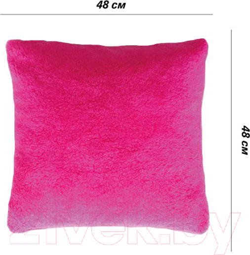 Изображение товара Наволочка декоративная Lanatex 0343 / 22317 (48x48см, фуксия)