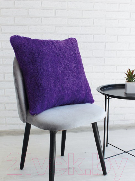 Изображение товара Наволочка декоративная Lanatex 0343 / 22318 (48x48см, фиолетовый)