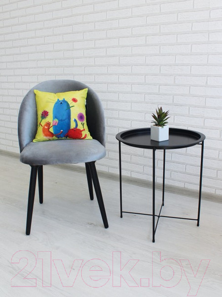 Изображение товара Подушка декоративная Lanatex Кис 0348 / 22306 (35x35x14см, синий/салатовый)