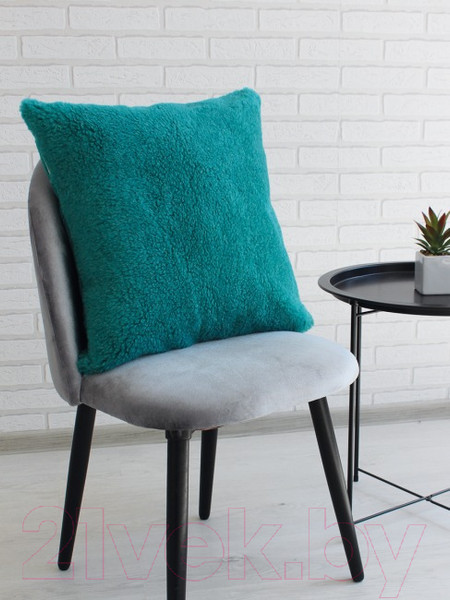 Изображение товара Наволочка декоративная Lanatex 0343 / 22319 (48x48см, бирюзовый)