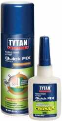 Изображение товара Клей Tytan Professional Quick Fix Двухкомпонентный цианакрилатный для МДФ (400мл)