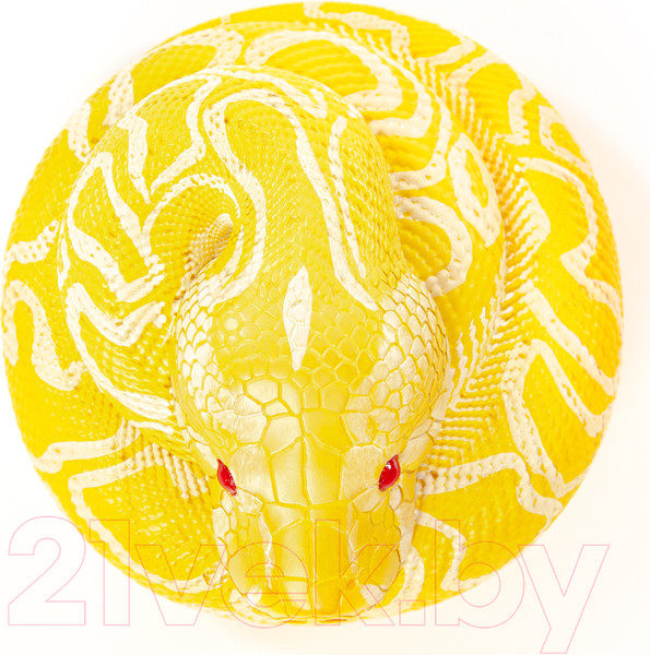 Изображение товара Фигурка коллекционная Exoprima Питон / 56664/AH (светло-желтый)