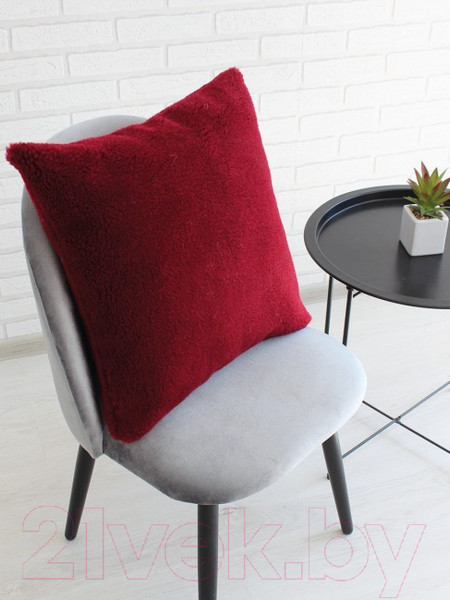 Изображение товара Наволочка декоративная Lanatex 0343 / 22320 (48x48см, бордовый)