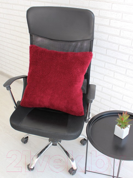 Изображение товара Наволочка декоративная Lanatex 0343 / 22320 (48x48см, бордовый)