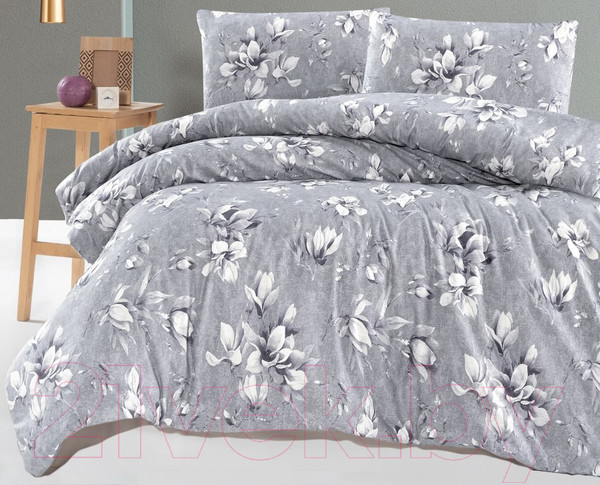 Изображение товара Комплект постельного белья DO&CO Ranforce Marea 1.5сп / 11946 (темно-серый)