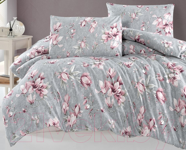 Изображение товара Комплект постельного белья DO&CO Ranforce Marea 1.5сп / 11946 (пудра)