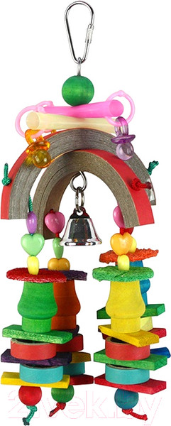 Изображение товара Игрушка для птиц SkyRus Радуга / 56525/SR