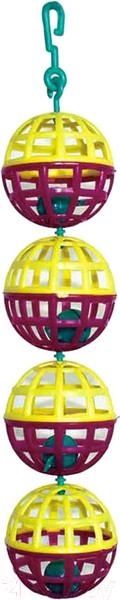 Изображение товара Игрушка для птиц SkyRus Шарики с колокольчиками / 56517/SR