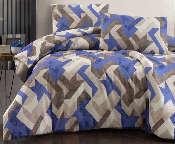 Изображение товара Комплект постельного белья DO&CO Ranforce Rayce 1.5сп / 11951 (бежевый)