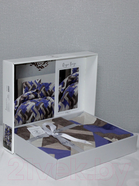 Изображение товара Комплект постельного белья DO&CO Ranforce Rayce 1.5сп / 11951 (бежевый)