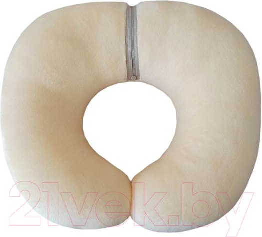 Изображение товара Подушка на шею Lanatex 0322 / 22270 (30x34x6.5см, сливочный)
