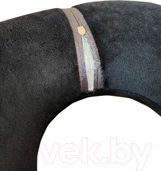 Изображение товара Подушка на шею Lanatex 0322 / 22271 (30x34x6.5см, черный)