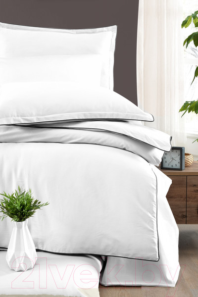 Изображение товара Комплект постельного белья DO&CO Delux Premium Lucca / 11987 (белый)
