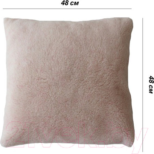Изображение товара Наволочка декоративная Lanatex 0343 / 22321 (48x48см, пудровый)