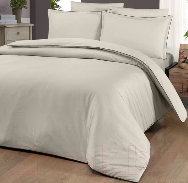 Изображение товара Комплект постельного белья DO&CO Delux Premium Lucca / 11987 (бежевый)