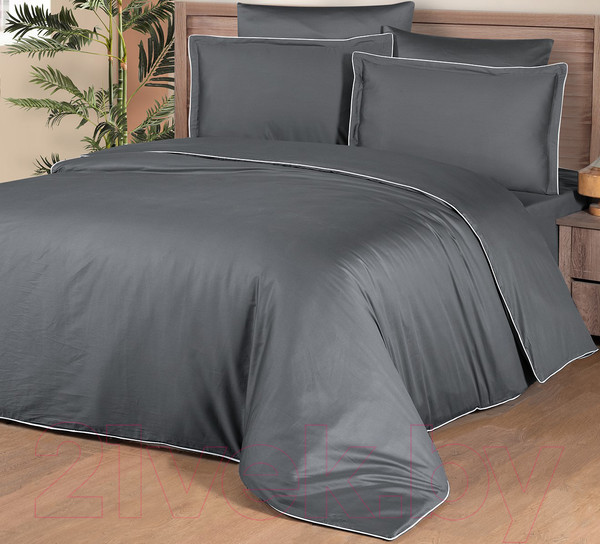 Изображение товара Комплект постельного белья DO&CO Delux Premium Lucca / 11987 (антрацит)