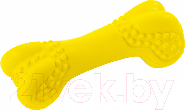 Изображение товара Игрушка для собак SkyRus Рифленая кость / 145031 (желтый)
