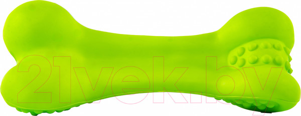 Изображение товара Игрушка для собак SkyRus Рифленая кость / 145031 (зеленый)