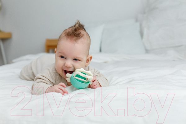 Изображение товара Прорезыватель для зубов Roxy-Kids Крабик / RST-002-B (бирюзовый)