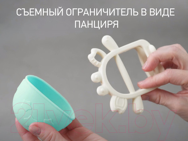 Изображение товара Прорезыватель для зубов Roxy-Kids Крабик / RST-002-B (бирюзовый)