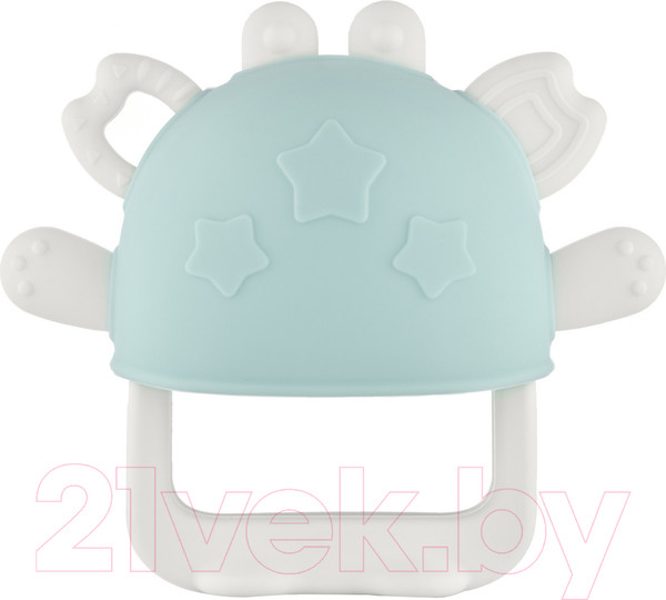 Изображение товара Прорезыватель для зубов Roxy-Kids Крабик / RST-002-G (бледно-зеленый)