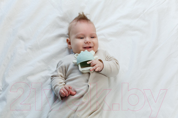 Изображение товара Прорезыватель для зубов Roxy-Kids Крабик / RST-002-G (бледно-зеленый)