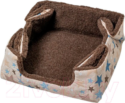 Изображение товара Лежанка для животных Lanatex 169 / 22178 (71x69x1.5, коричневый)