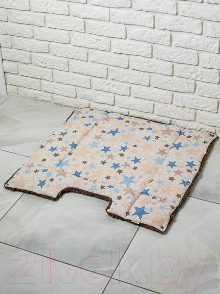 Изображение товара Лежанка для животных Lanatex 169 / 22178 (71x69x1.5, коричневый)