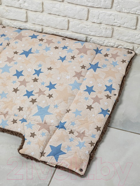 Изображение товара Лежанка для животных Lanatex 169 / 22178 (71x69x1.5, коричневый)