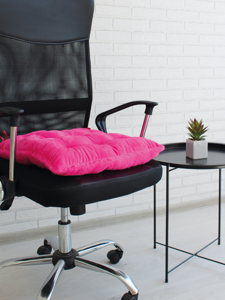 Изображение товара Подушка на стул Lanatex Wool 0349 / 22323 (44x44x9см, фуксия)