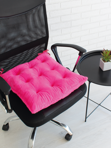 Изображение товара Подушка на стул Lanatex Wool 0349 / 22323 (44x44x9см, фуксия)