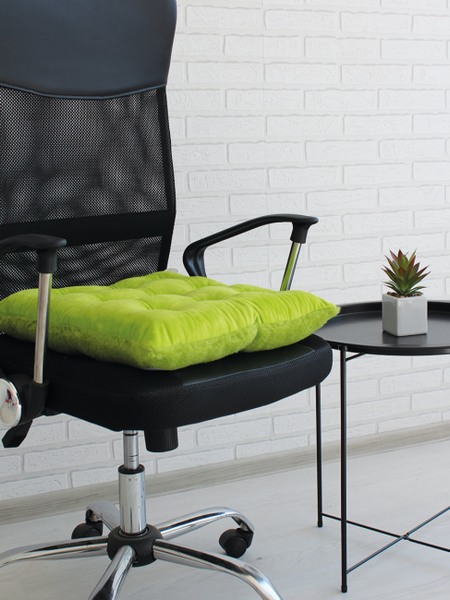 Изображение товара Подушка на стул Lanatex Wool 0349 / 22324 (44x44x9см, оливковый)