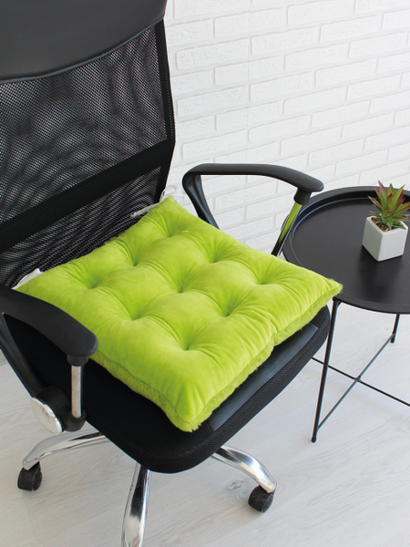 Изображение товара Подушка на стул Lanatex Wool 0349 / 22324 (44x44x9см, оливковый)