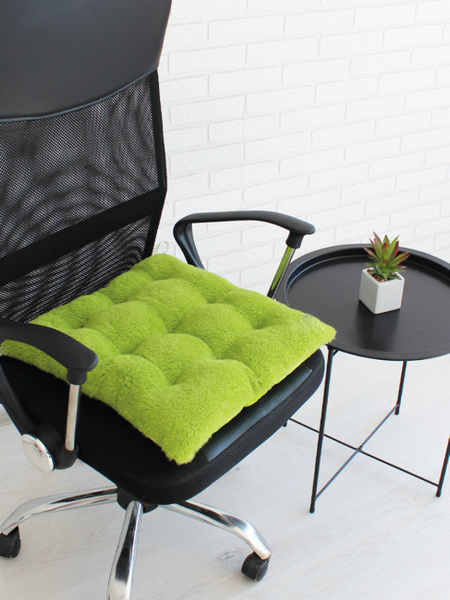 Изображение товара Подушка на стул Lanatex Wool 0349 / 22324 (44x44x9см, оливковый)