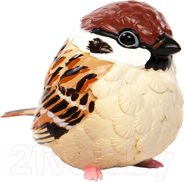 Изображение товара Фигурка коллекционная Exoprima Полевой воробей / 56367/AH (коричневый)