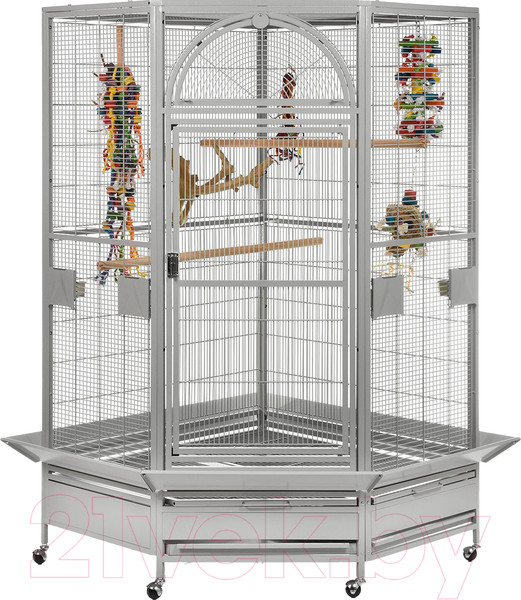 Изображение товара Клетка для птиц SkyRus Denver II / K36301/SR (светло-серый)
