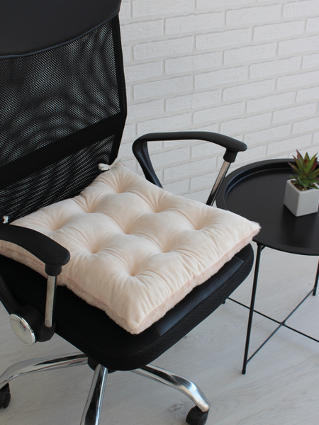 Изображение товара Подушка на стул Lanatex Wool 0349 / 22325 (44x44x9см, пудровый)