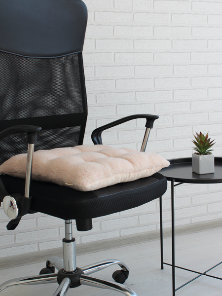 Изображение товара Подушка на стул Lanatex Wool 0349 / 22325 (44x44x9см, пудровый)