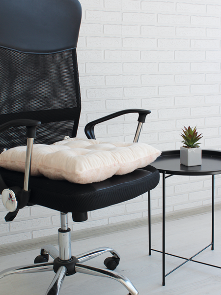 Изображение товара Подушка на стул Lanatex Wool 0349 / 22325 (44x44x9см, пудровый)