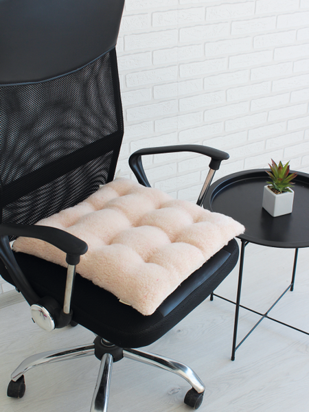 Изображение товара Подушка на стул Lanatex Wool 0349 / 22325 (44x44x9см, пудровый)