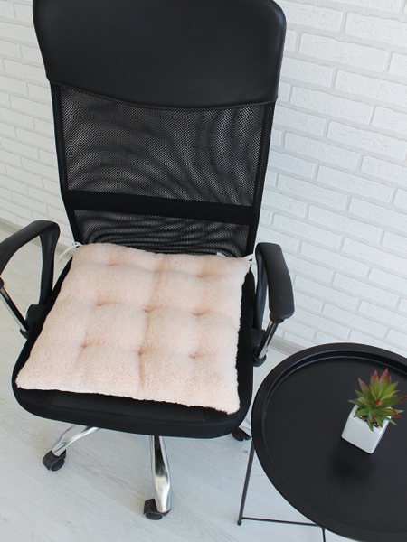 Изображение товара Подушка на стул Lanatex Wool 0349 / 22325 (44x44x9см, пудровый)