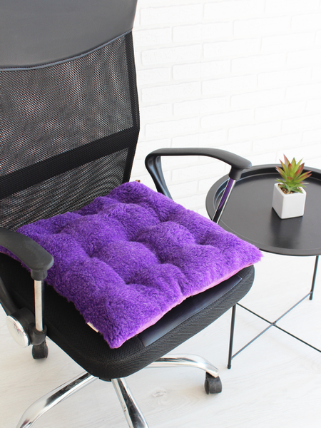 Изображение товара Подушка на стул Lanatex Wool 0349 / 22326 (44x44x9см, фиолетовый)