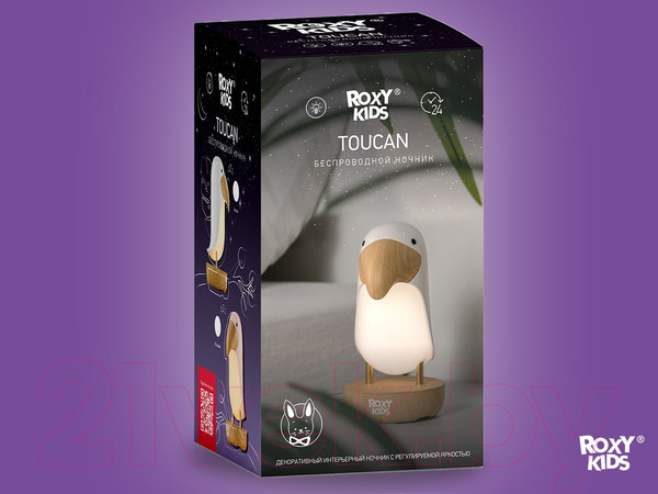 Изображение товара Ночник Roxy-Kids Тукан / RTCN-001-W (белый)