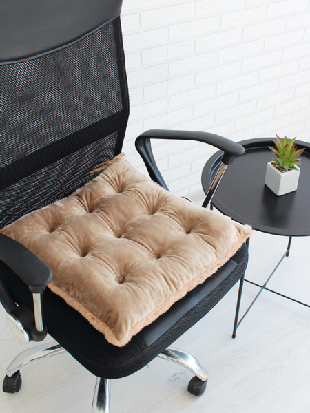 Изображение товара Подушка на стул Lanatex Wool 0349 / 22327 (44x44x9см, кофейный)