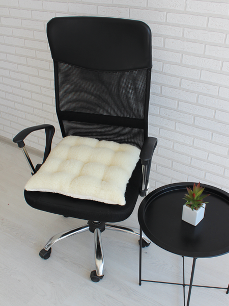 Изображение товара Подушка на стул Lanatex Wool 0349 / 22329 (44x44x9см, молочный)